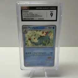 Pokemon Feraligatr 241/Sv-p Promos 2025 Illustration Contest Winner 2024 CGC 9 - Image 1
