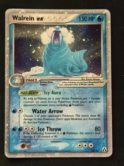 Pokemon Walrein ex Legend Maker 89/92 Ultra Rare Holo 2006 MP - Image 1
