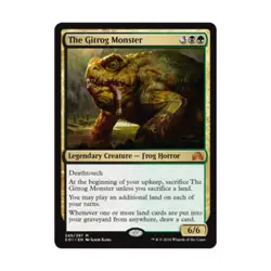 WOTC MtG Shadows Over Innistrad The Gitrog Monster (MR) EX - Image 1