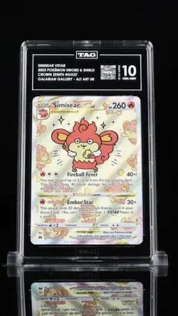 Simisear VSTAR GG37 TAG 10 Pokemon Crown Zenith 2023 - Image 1