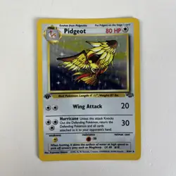 1999 Pokemon TCG Pidgeot Jungle 1st Edition Holo Rare 8/64 - Image 1