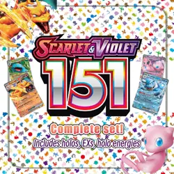Scarlet & Violet 151 Complete Set 1-165 + Holo Energies Pokemon - Image 1