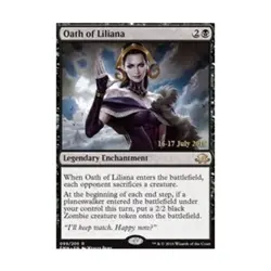 WOTC MtG Prerelease Promos Oath of Liliana (P) (Foil) EX - Image 1