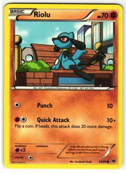 RIOLU 63/99 NEXT DESTINIES ENGLISH POKEMON TCG - Image 1