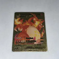 Pokemon Charizard VMAX Gold Foil Fan Art 330HP 20/189 - Image 1
