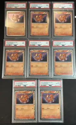 Pokemon 2023 Charmander 047 Promo 151 Poster Collection GEM MINT PSA 10 + LOT - Image 1