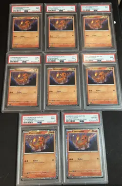 Pokemon 2023 Charmander 047 Promo 151 Poster Collection GEM MINT PSA 10 + LOT - Image 3