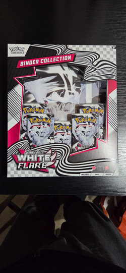 Pokemon Scarlet & Violet SV10.5 White Flare Binder Collection Box Sealed - Image 1