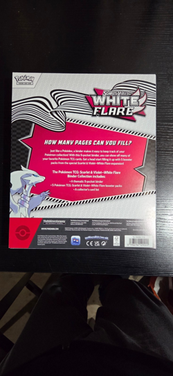 Pokemon Scarlet & Violet SV10.5 White Flare Binder Collection Box Sealed - Image 2