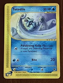 Totodile 135/165 Non Holo Expedition E-Reader Pokemon - Image 1