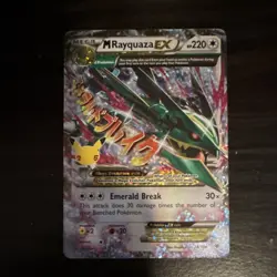 Pokemon M Rayquaza EX 76/108 Celebrations Classic Collection Holo Mega 220 HP - Image 1