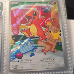 Pokemon TCG Charmander Basic MEP Promo 038 2026 Holo 80 HP Ember 30 - Image 1