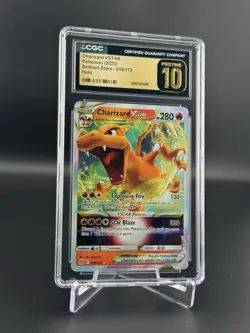 Charizard VSTAR Holo 018/172 2022 Pokemon: Brilliant Stars CGC 10 Pristine BL - Image 1