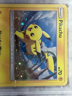 2017 Pokemon Pikachu SM Black Star Promo Holo SM81 PSA 9 - Image 2