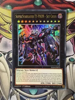 YuGiOh Super Starslayer TY-PHON - Sky Crisis Ultra Rare RA04-EN072 - Image 1