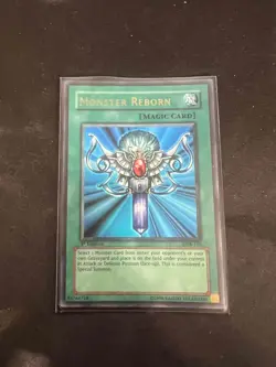 Monster Reborn Asian English LOB-118 1st Edition Moderate Play Yu-Gi-Oh! - Image 1