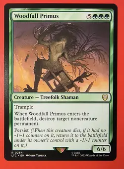 MTG, MAGIC: WOODFALL PRIMUS, LTC, RARE #0264 , REGULAR FINISH - Image 1