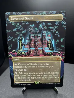 MTG Lost Caverns of Ixalan Cavern of Souls Borderless Regular Mythic NM! - Image 1