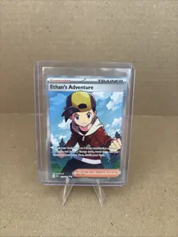 Pokemon TCG Ethan's Adventure 221/182 Full Art Ultra Rare Destined Rivals NM/M - Image 1