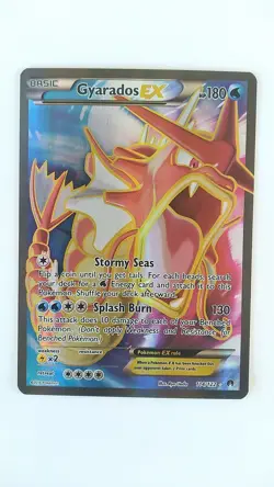 Gyarados EX Full Art 114/122 2016 XY BREAKpoint Ultra Rare Pokemon TCG - Image 1