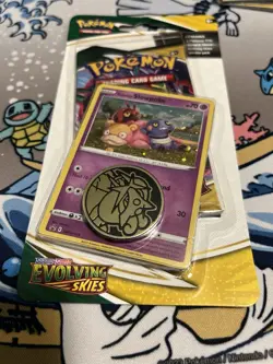 Pokemon TCG Evolving Skies Blister Pack with Slowpoke Promo SEALED - Image 2