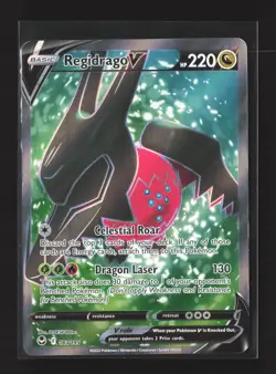 Pokemon SWSH12: Silver Tempest #183/195 Ultra Rare,Holo Regidrago V (Full Art) - Image 1