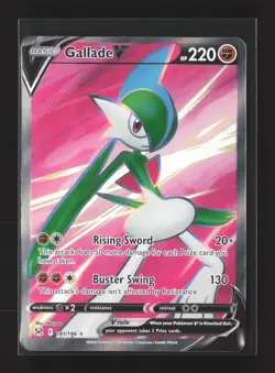 Pokemon SWSH11: Lost Origin #181/196 Ultra Rare,Holo Gallade V (Full Art) - Image 1