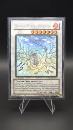 Ghost Rare Black Rose Dragon Crossroads of Chaos 1st Edition CSOC-EN039 Konami - Image 1