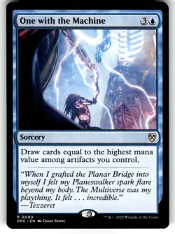 One with the Machine Commander: Aetherdrift Regular MTG - Image 1