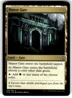 Manor Gate Commander Legends: Battle for Baldur's Gate Regular MTG - Image 1
