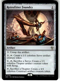 Retrofitter Foundry Commander: Aetherdrift Regular MTG - Image 1