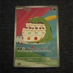 Pokemon TCG Gulpin 154/142 Sv07 Stellar Crown Illustration Rare Holo 70 HP Card - Image 1