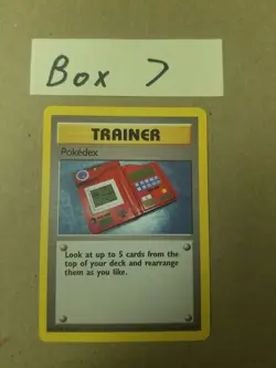 Pokedex 87/102 - VINTAGE WOTC Pokemon Card - BASE SET - LP - Image 1