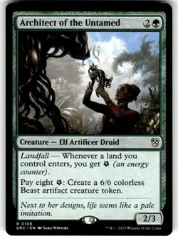 Architect of the Untamed Commander: Aetherdrift Regular MTG - Image 1