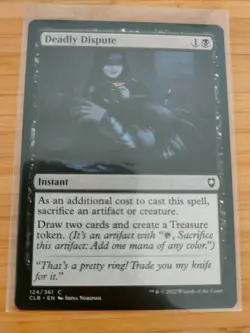 MTG Deadly Dispute 124 Battle for Baldur's Gate M/NM Free UK P&P - Image 1