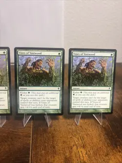 Magic The Gathering MTG - Zendikar - #193 Vines of Vastwood LP x4 - Image 3