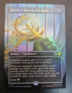 Sword of Hearth and Home (Borderless) Teenage Mutant Ninja Turtles MTG Foil NM - Image 1