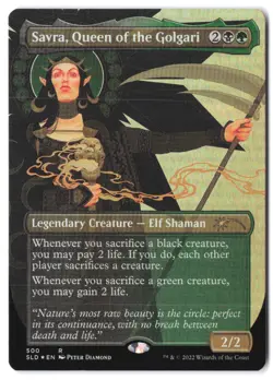 Savra, Queen of the Golgari 500 SLD MTG NM Foil - Image 1