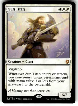 Sun Titan Commander: Bloomburrow Regular MTG - Image 1