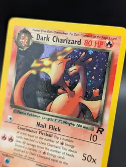 Pokemon TCG Team Rocket Dark Charizard Unlimited Holo Rare 4/82 - Image 2
