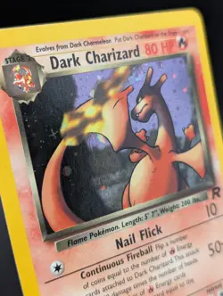 Pokemon TCG Team Rocket Dark Charizard Unlimited Holo Rare 4/82 - Image 3