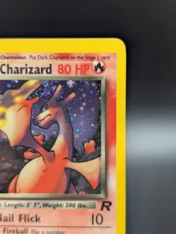 Pokemon TCG Team Rocket Dark Charizard Unlimited Holo Rare 4/82 - Image 5