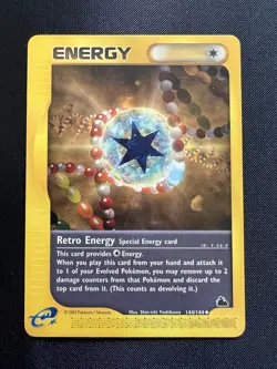 Pokemon Card - Retro Energy Skyridge 144/144 Non Holo - Image 1