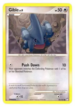 Pokemon - Gible - 85/123 - Common - Mysterious Treasures - NM - Image 1