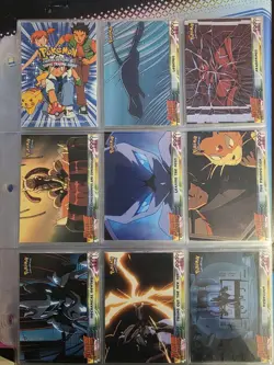 Pokemon Topps Mewtwo Strikes Back Movie Blue Logo 72/72 - Image 1