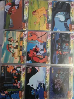 Pokemon Topps Mewtwo Strikes Back Movie Blue Logo 72/72 - Image 3