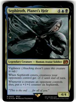 Sephiroth, Planet's Heir Final Fantasy Foil MTG - Image 1