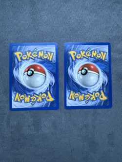 Vintage Pokemon TCG Meowth 56/64 and Persian 42/64 Jungle 1999 WotC (LP) - Image 2