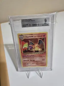 Pokemon - 2016 Evolutions Charizard Beckett 9 Mint #11 Holo Rare with Subgrades! - Image 1