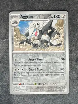 AGGRON 122/167 Uncommon TWILIGHT MASQUERADE Pokemon | Reverse Holo | NM - Image 1